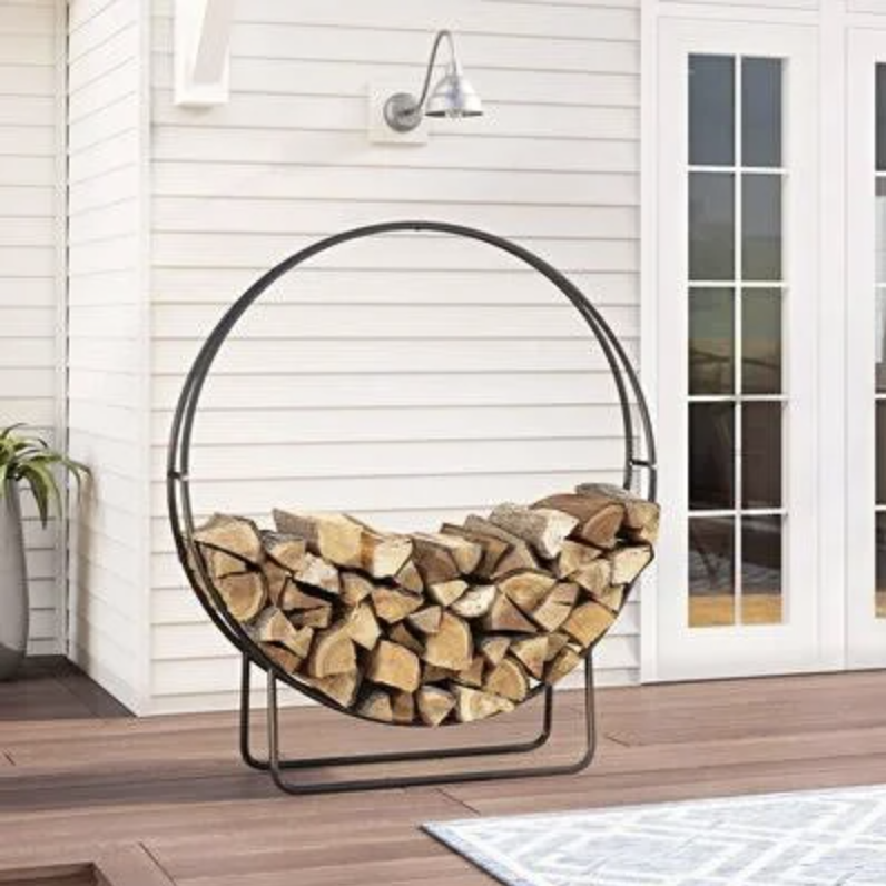 Circular Outdoor Firewood Rack The Good Bower